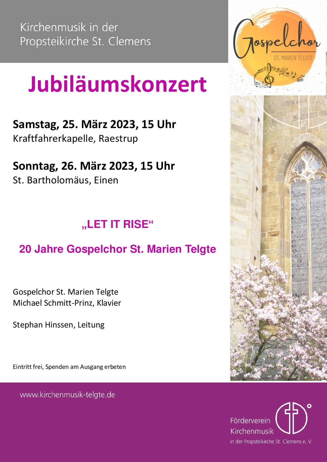 12 Plakat mit Logo